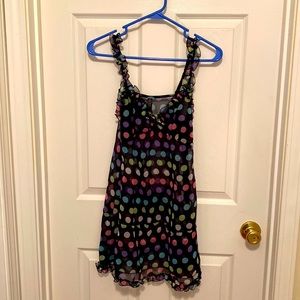 Victoria's Secret Sexy Little Things Multicolor Polka Dot Nightgown